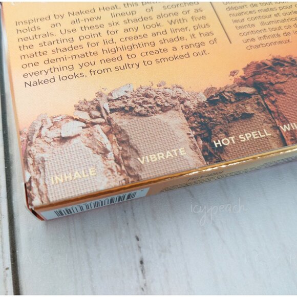 Urban Decay Naked Petite Heat Eyeshadow Palette New 6 Eye Colors Pressed Powder - Picture 4 of 6
